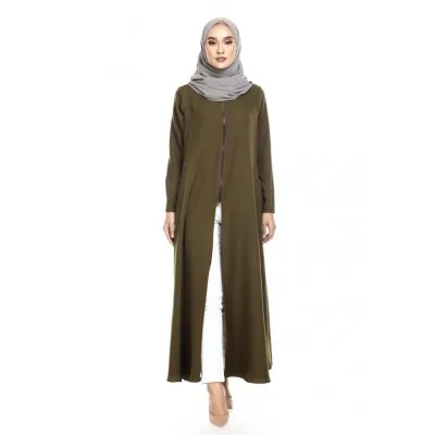 [PRE ORDER] ISYA LONG CARDIGAN - MOSS GREEN